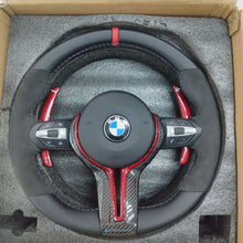 Alcanatara with Leather Carbon Fiber Trim and Carbon Fiber paddle shifters for BMW F Series