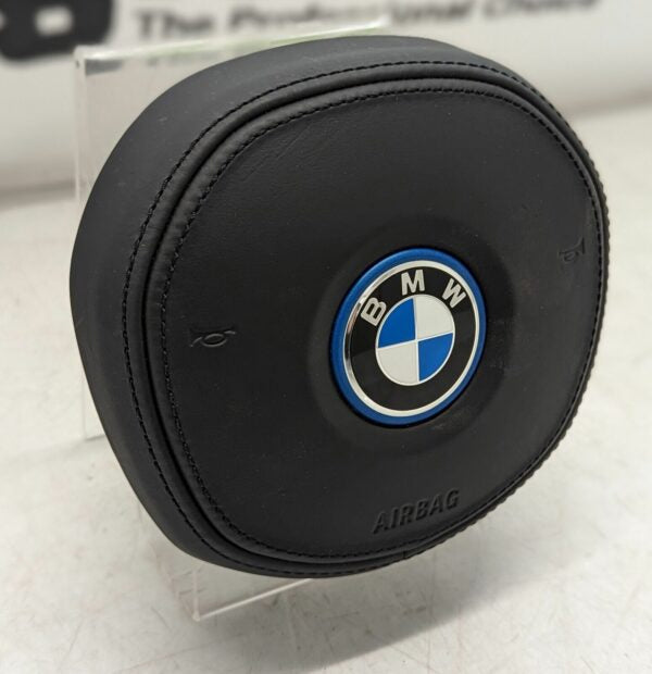 BMW G-Series OEM Airbag M-Color Stitching - angled view