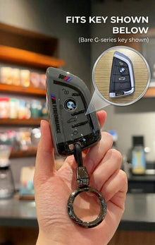 BMW M Performance Key Fob Case – Leather Cover with Keyring