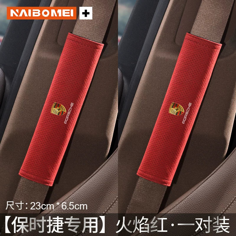 Applicable Porsche Paramela 911 Cayenne 718 Parmecalman car seat belt shoulder guard trim trim