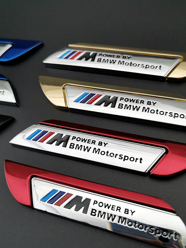 شارات جانب الرفرف BMW M Power - طقم زوجي