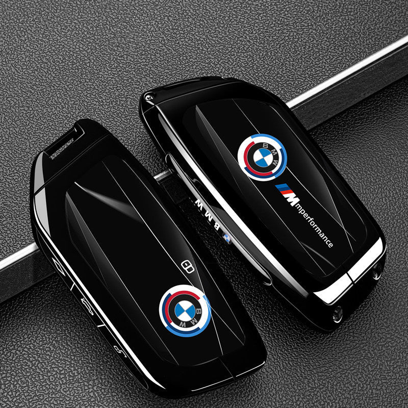 غطاء بطاقة مفتاح BMW - حامل بطاقة معدني بطراز السباق