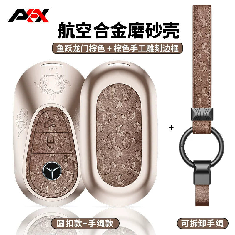 AKAX compatible with Mercedes-Benz e300L key covers, 2026 new C-Class shells, C260 car bags, S-Class S400 bags, GLC300 cases