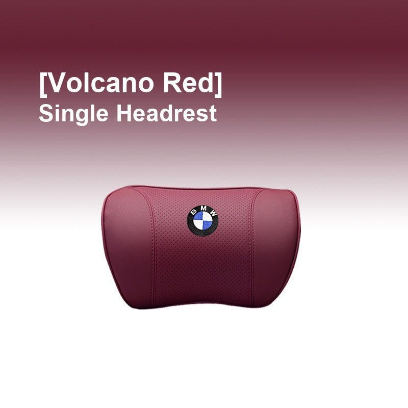 BMW Volcano Red - Single Headrest - Memory Foam Cushion