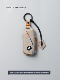 Eksklusivt nøglecover i ægte læder til BMW 5- og 7-serie, X1, X2, X3, X5, X7