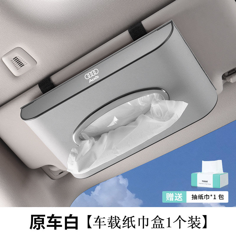 Suitable for Audi S A4LA6LA5Q5LQ7Q3 car tissue box A7A3Q2L car decoration paper drawer box