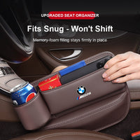 BMW sæde-lomme – Opbevaringspose med kopholder (3/5/7-serie, X1/X2/X3)