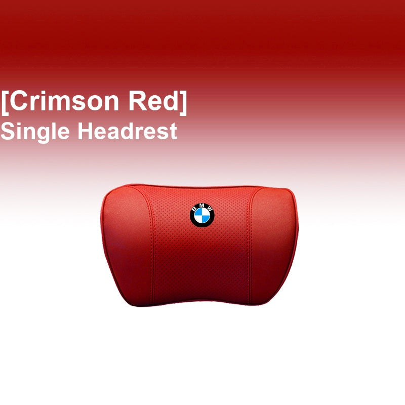 BMW Crimson Red - Single Headrest - Memory Foam Cushion
