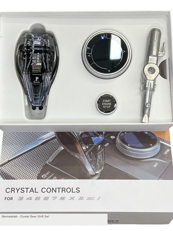 BMW Crystal Gear Shift Knob Set - Retail Packaging Detail