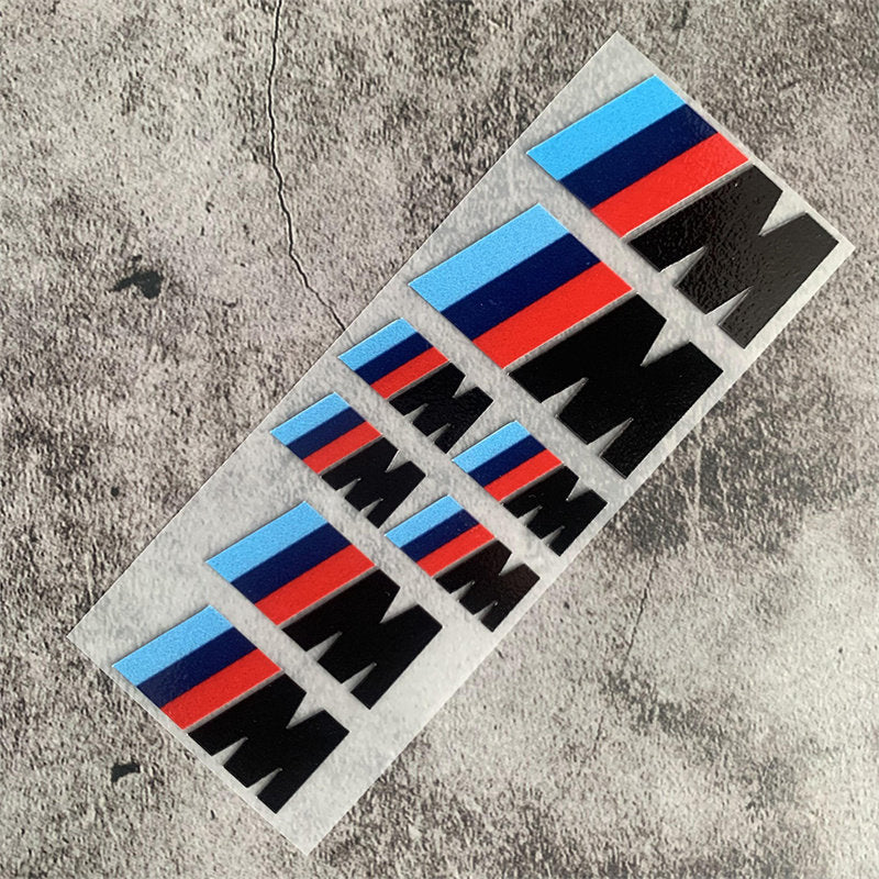 BMW Motorrad Decal & Emblem Sticker Set - Reflective, Metal & Embroidered Styles