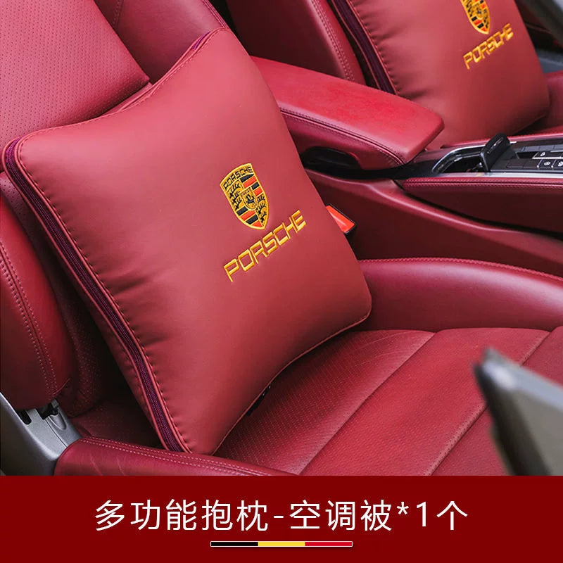 Suitable for Porsche Cayenne Macan 911 Panamera car glasses case, eyeglass clip, and interior modification accessories
