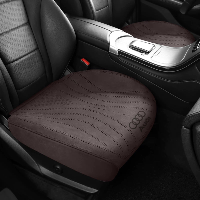 Audi suede seat cushion – Coffee Brown front pair