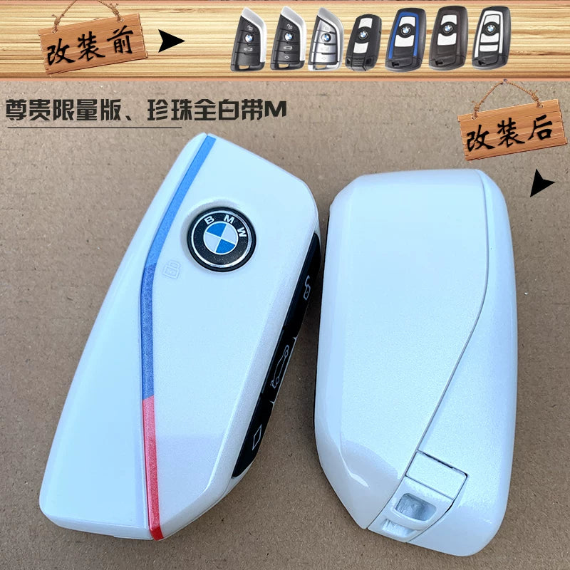 Applicable to BMW key upgrade and modification, old knife peak model, 24 U-bottom remote control 34567 series special modification