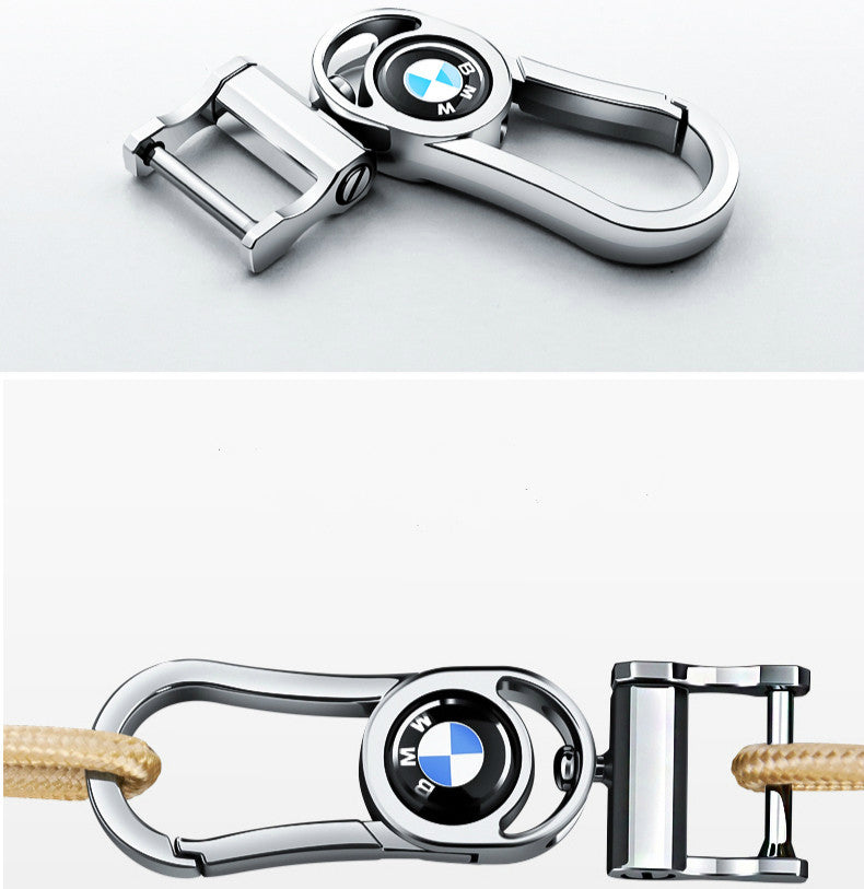 Кожаный брелок BMW, Mercedes-Benz и Land Rover