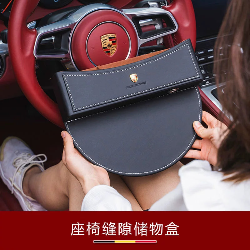 Suitable for Porsche Cayenne Macan 911 Panamera car glasses case, eyeglass clip, and interior modification accessories