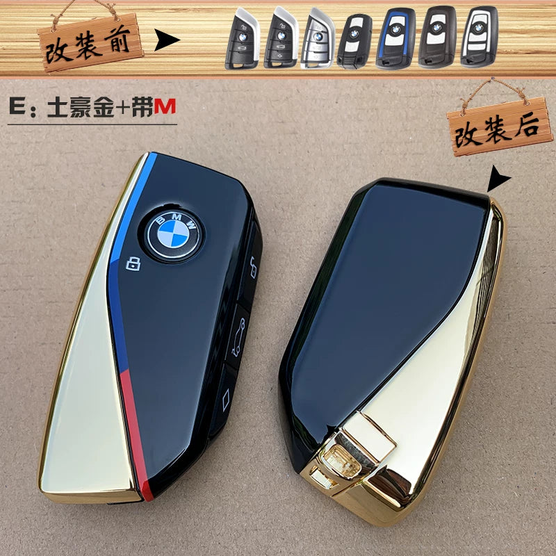 Applicable to BMW key upgrade and modification, old knife peak model, 24 U-bottom remote control 34567 series special modification