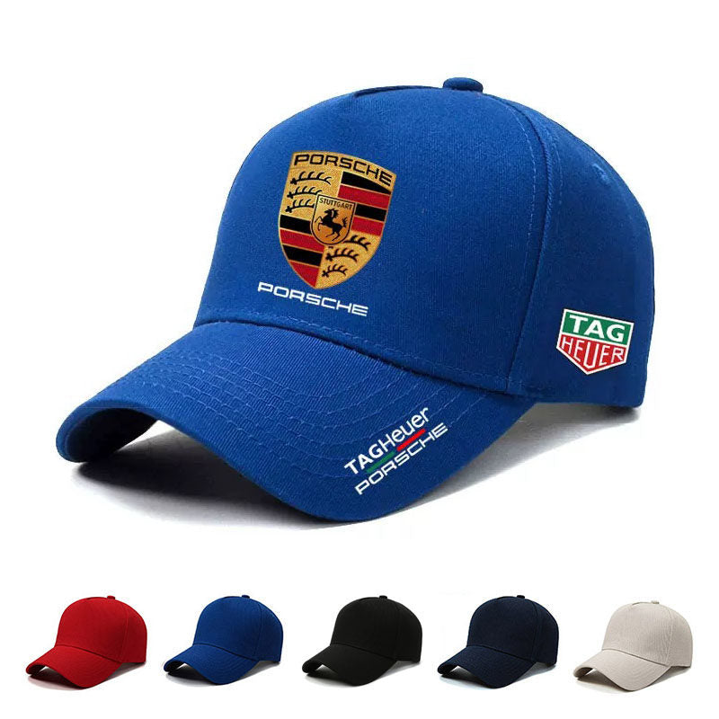 Porsche logo baseball cap custom team enthusiast F1 racing cap outdoor men's and women's sunshade peaked hat