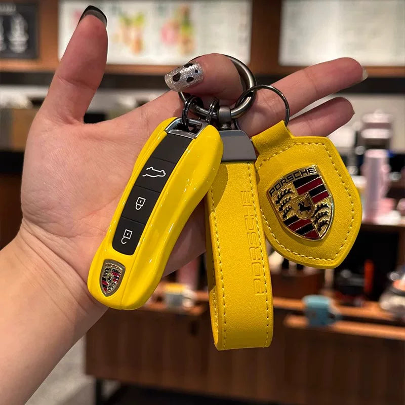 Porsche Signature Gloss Key Shell – 13-Colour Crest Collection and Houndstooth Edition