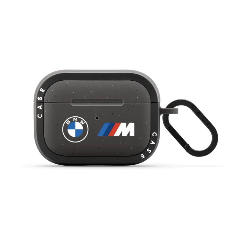 مجموعة أغطية AirPods من BMW M - غطاء مقاوم للصدمات، حامل بطاقات، وحقيبة تخزين