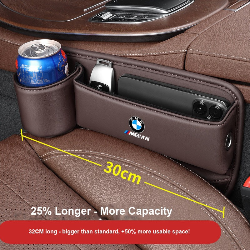 BMW seat gap organizer extended 32cm size dimension
