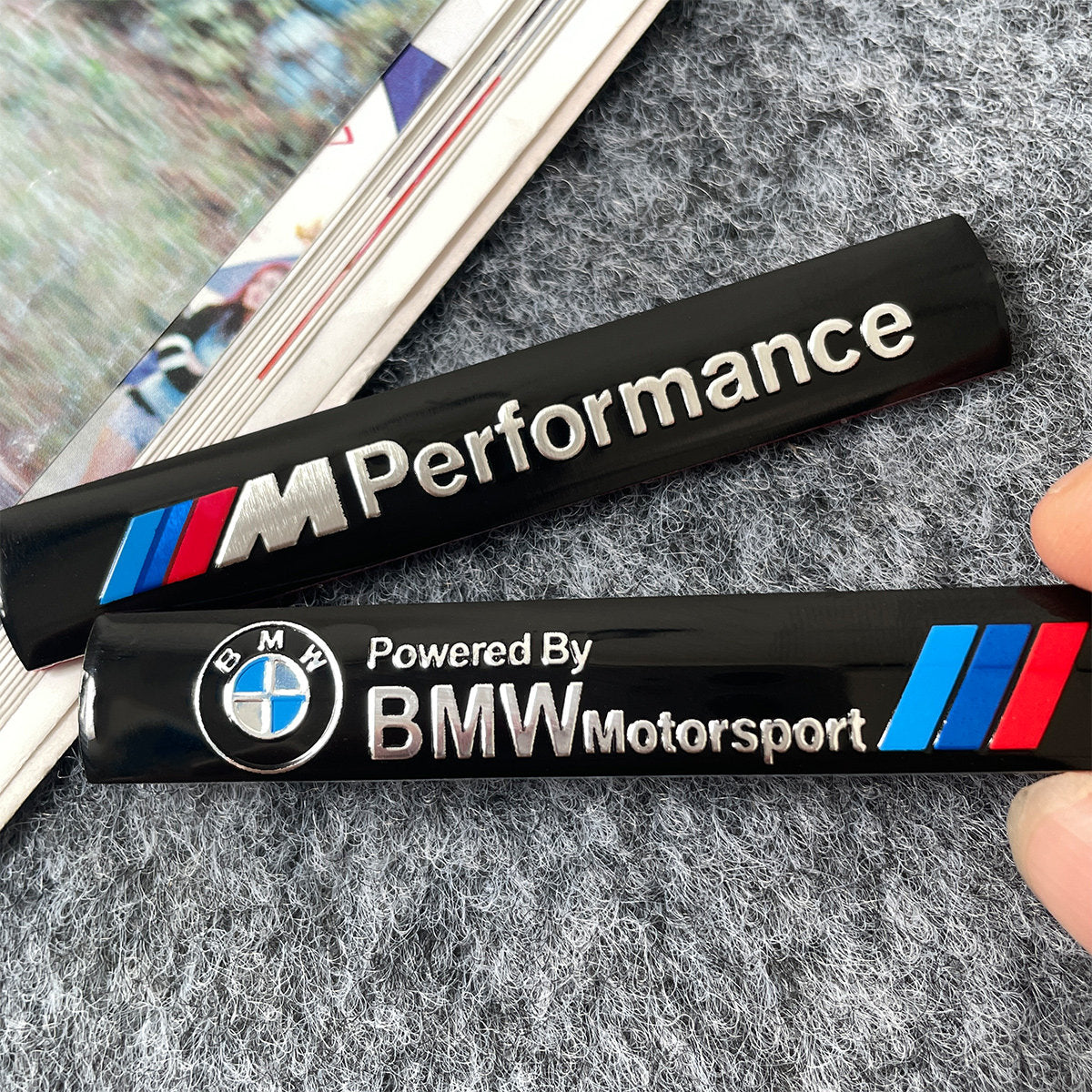 BMW & Mercedes-Benz Metal Emblem Badge Stickers