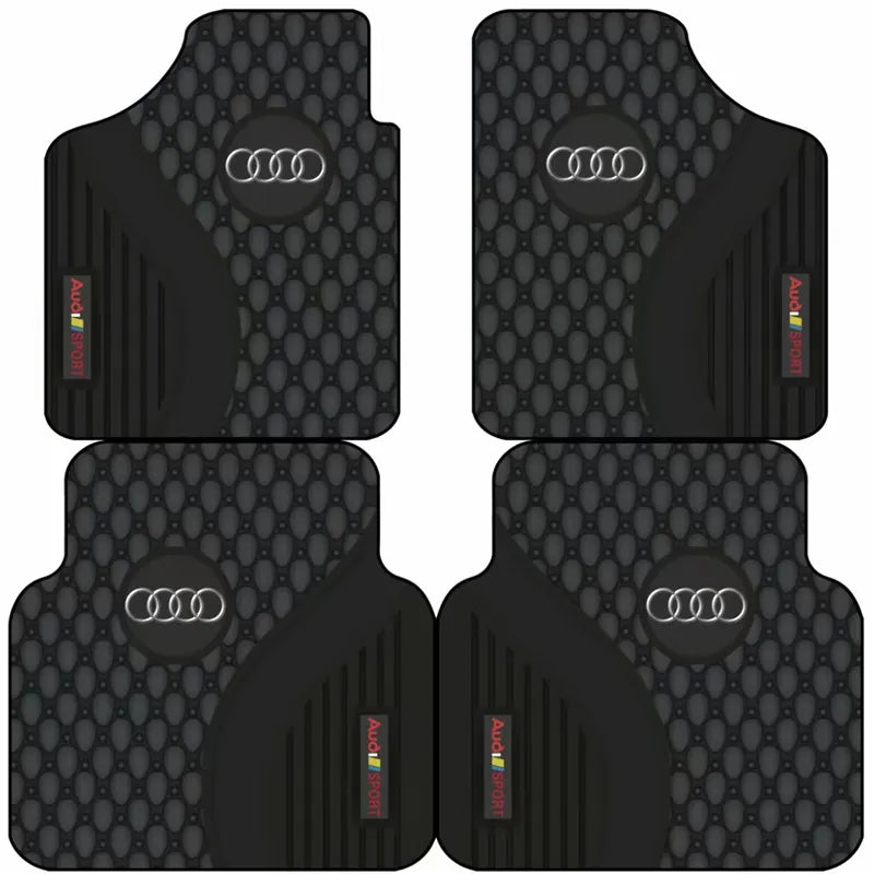 Audi Sport all-weather floor mat set – Black Honeycomb