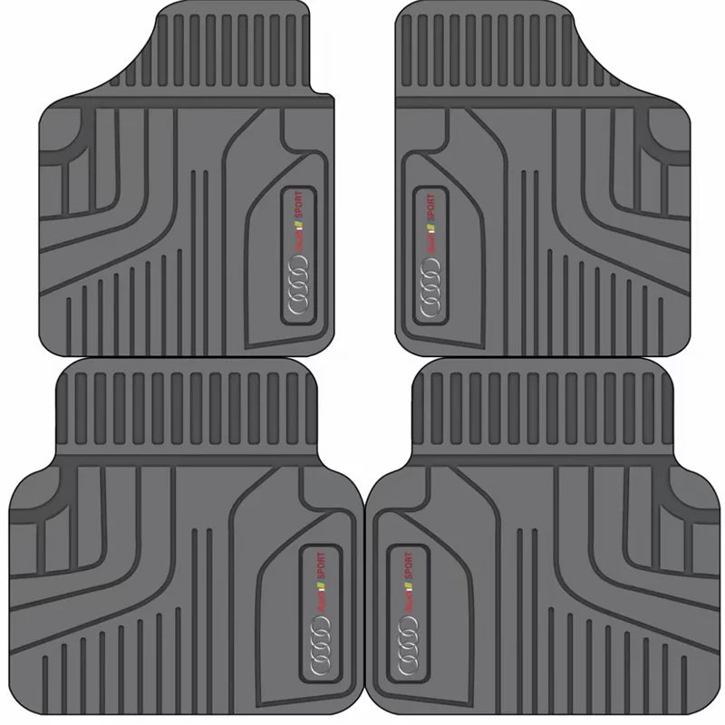 Audi Sport all-weather floor mat set – Grey Contour