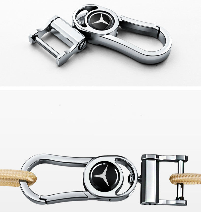 Кожаный брелок BMW, Mercedes-Benz и Land Rover