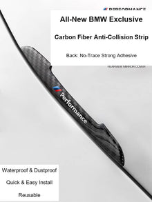 Tiras anticolisión de fibra de carbono BMW para puertas y pasos de rueda