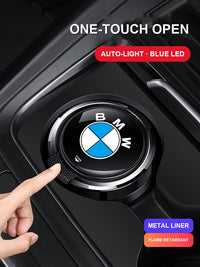 Cendrier de voiture BMW - Insert de porte-gobelet avec LED automatique