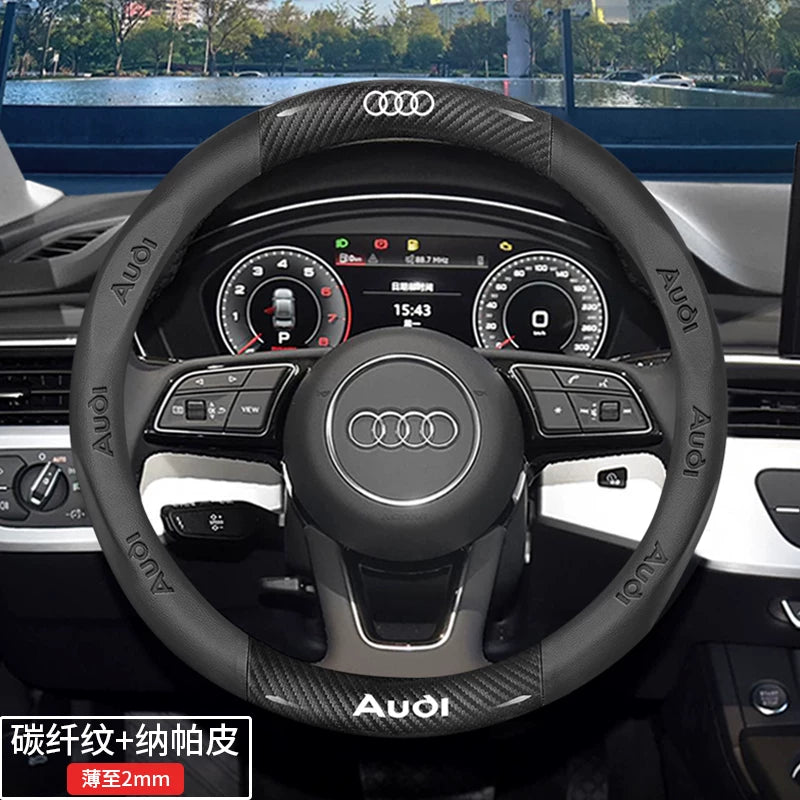 Audi steering wheel covers for A4L, A6L, A3, Q2L, Q3, Q5L, Q7, A5L, and A7 are dedicated ultra-thin car handlebars