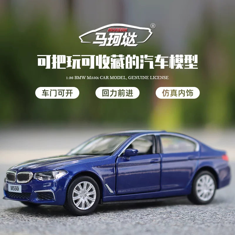 1:24 Brilliance BMW 5 Series 525 model 36 GT Alloy X1 X2 X4 car 530 model BMW new 540