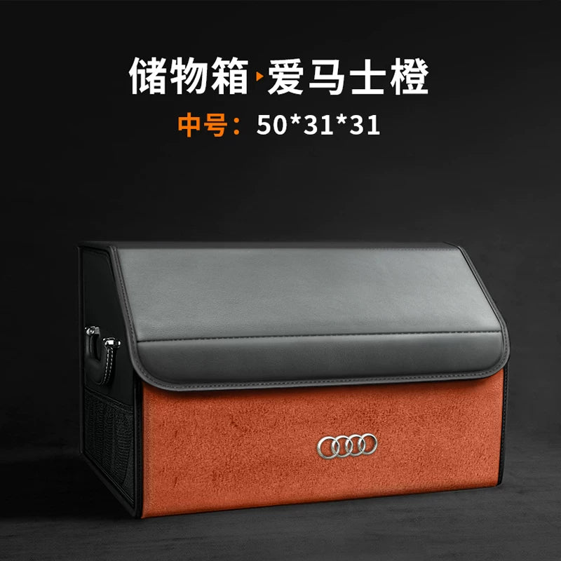 Audi trunk storage box A4L/Q5L/A6L/Q3/Q7/Q2L/A8/A5/A3 car storage box
