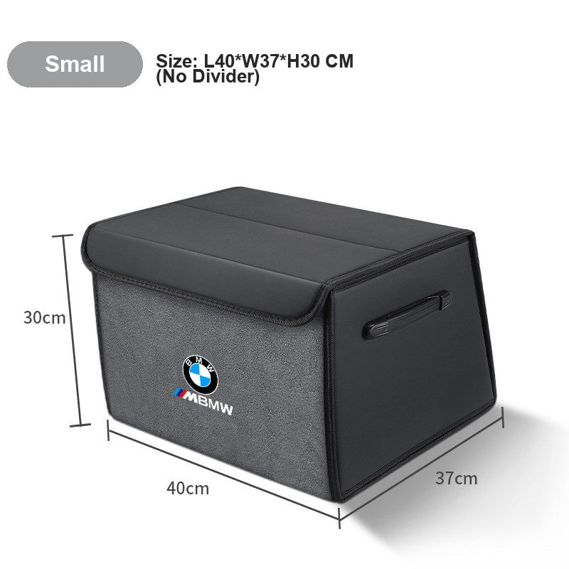 BMW car trunk storage box - BMW Storage Box Two-Tone Starry Gray Small (Length 40*Width 37*Height 30)