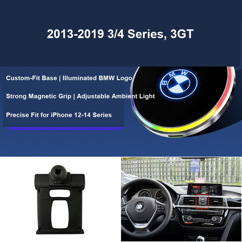 BMW magnetic phone mount 2013-2019 3 4 Series 3GT fitment