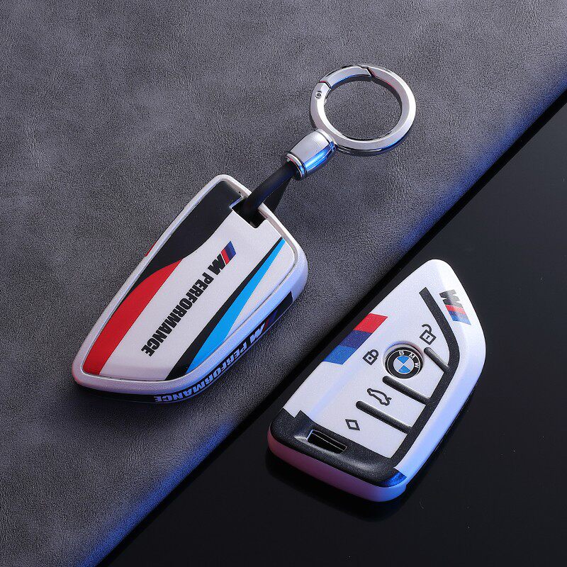 BMW M Performance key fob case front and back view