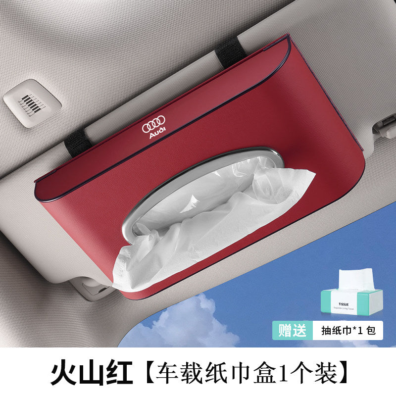 Suitable for Audi S A4LA6LA5Q5LQ7Q3 car tissue box A7A3Q2L car decoration paper drawer box