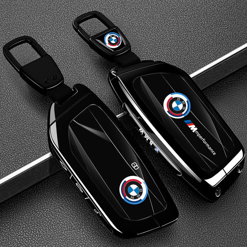 غطاء بطاقة مفتاح BMW - حامل بطاقة معدني بطراز السباق