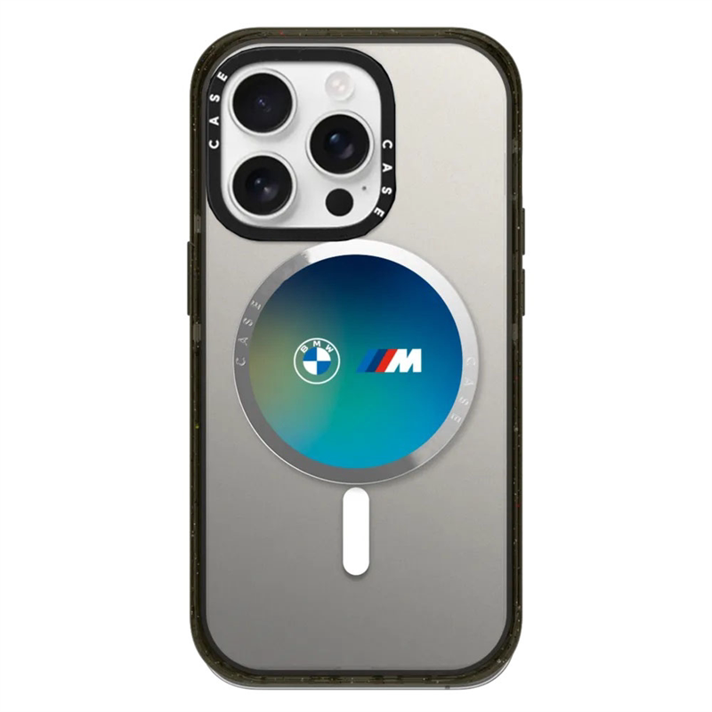 مجموعة أغطية AirPods من BMW M - غطاء مقاوم للصدمات، حامل بطاقات، وحقيبة تخزين
