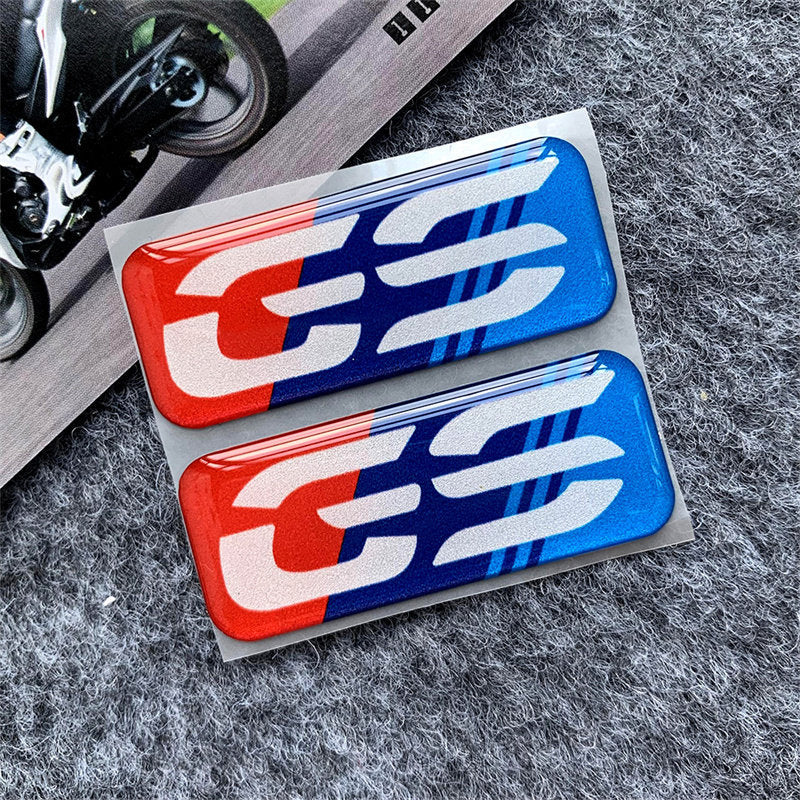 BMW Motorrad Decal & Emblem Sticker Set - Reflective, Metal & Embroidered Styles
