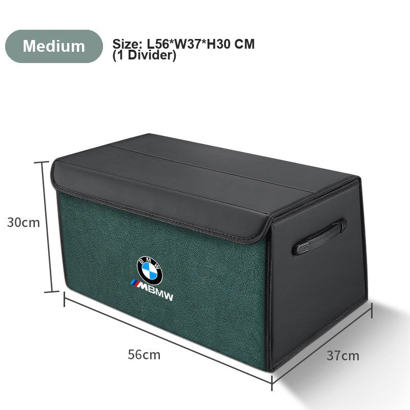 BMW car trunk storage box - BMW Storage Box Two-Tone Emerald Medium (Length 56*Width 37*Height 30)