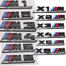 BMW M1-M6 / M Competition / X1M-X6M Competition Bagagerums-emblem badge-klistermærke