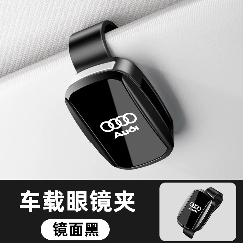 Audi car glasses clips for A3, A4L, A5L, A6L, A7L, Q2L, Q3, Q5L, Q6L, car sunglasses storage