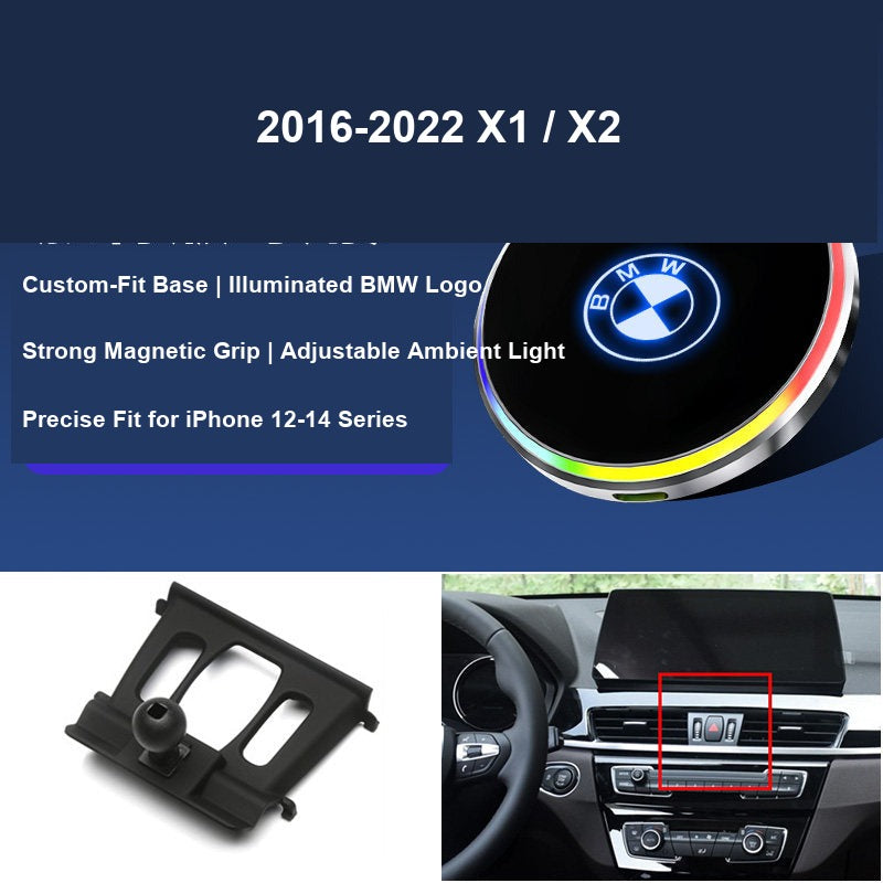 BMW magnetic phone mount 2016-2022 X1 X2 fitment