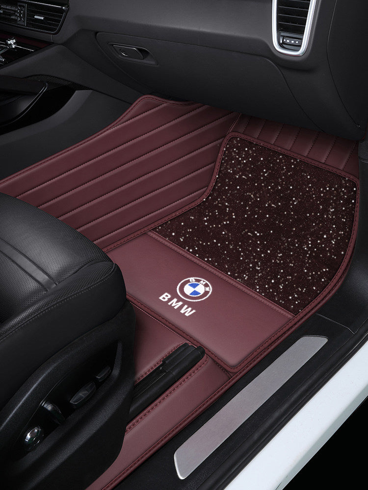 BMW Custom Fit Genuine Leather Car Floor Mats – 3, 5, 7 Series, X1, X3, X5