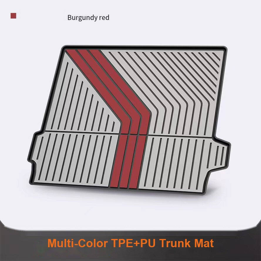 BMW trunk mat Burgundy Red color option