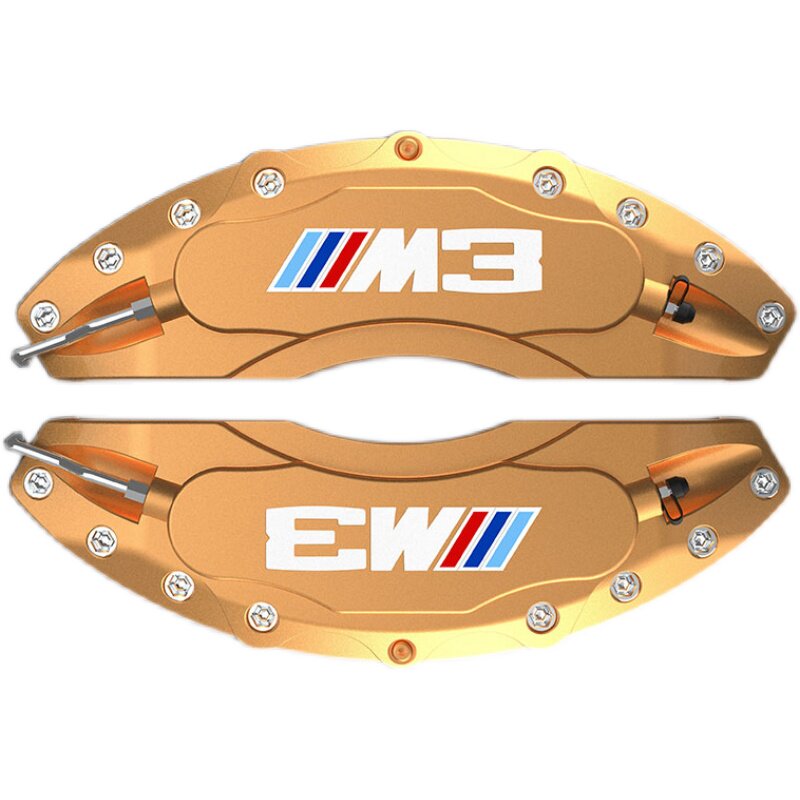 BMW M/M3 brake caliper covers, Gold finish, pair