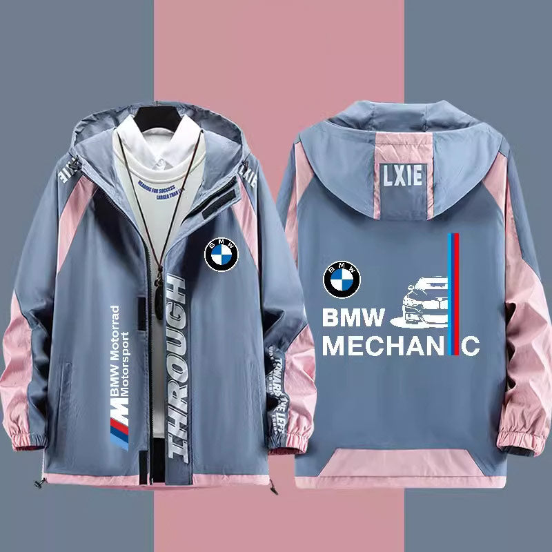 BMW M Power Windbreaker Jacket - Blue Designs