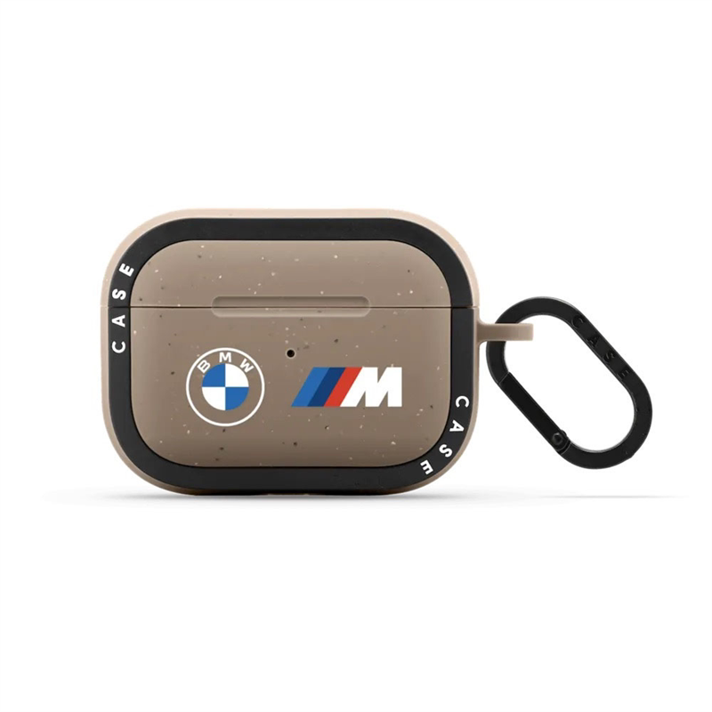 مجموعة أغطية AirPods من BMW M - غطاء مقاوم للصدمات، حامل بطاقات، وحقيبة تخزين
