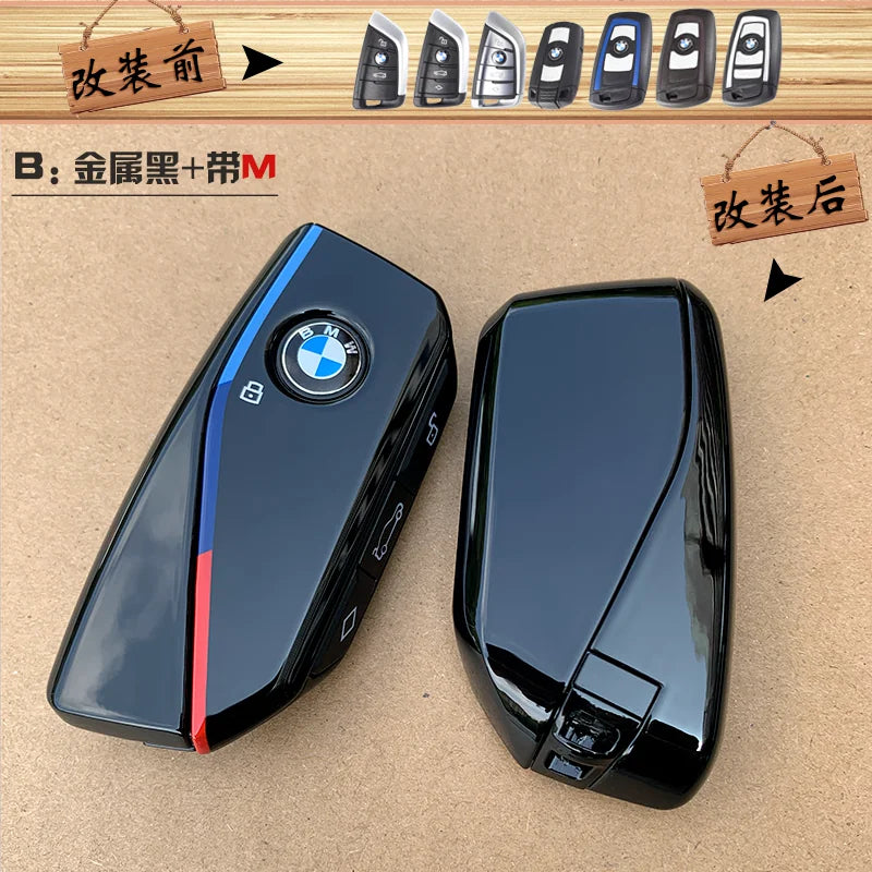 Applicable to BMW key upgrade and modification, old knife peak model, 24 U-bottom remote control 34567 series special modification